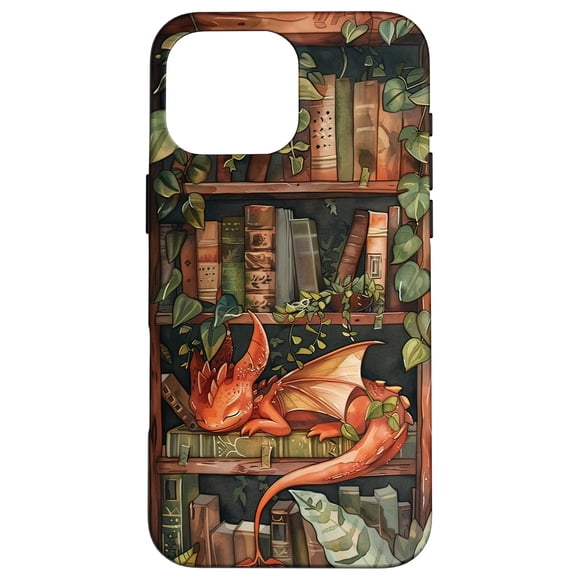 Funda para teléfono Librarian Bookish Girl Loves Dragons & Books