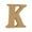 K, variant on 4 Inch Wooden Letters Unfinished for Crafts - White Wood Alphabet Letters for Wall Decor, Marquee Signs, Wedding, Birthday Party & Home Decoration - Standing Table Letters for DIY Projects