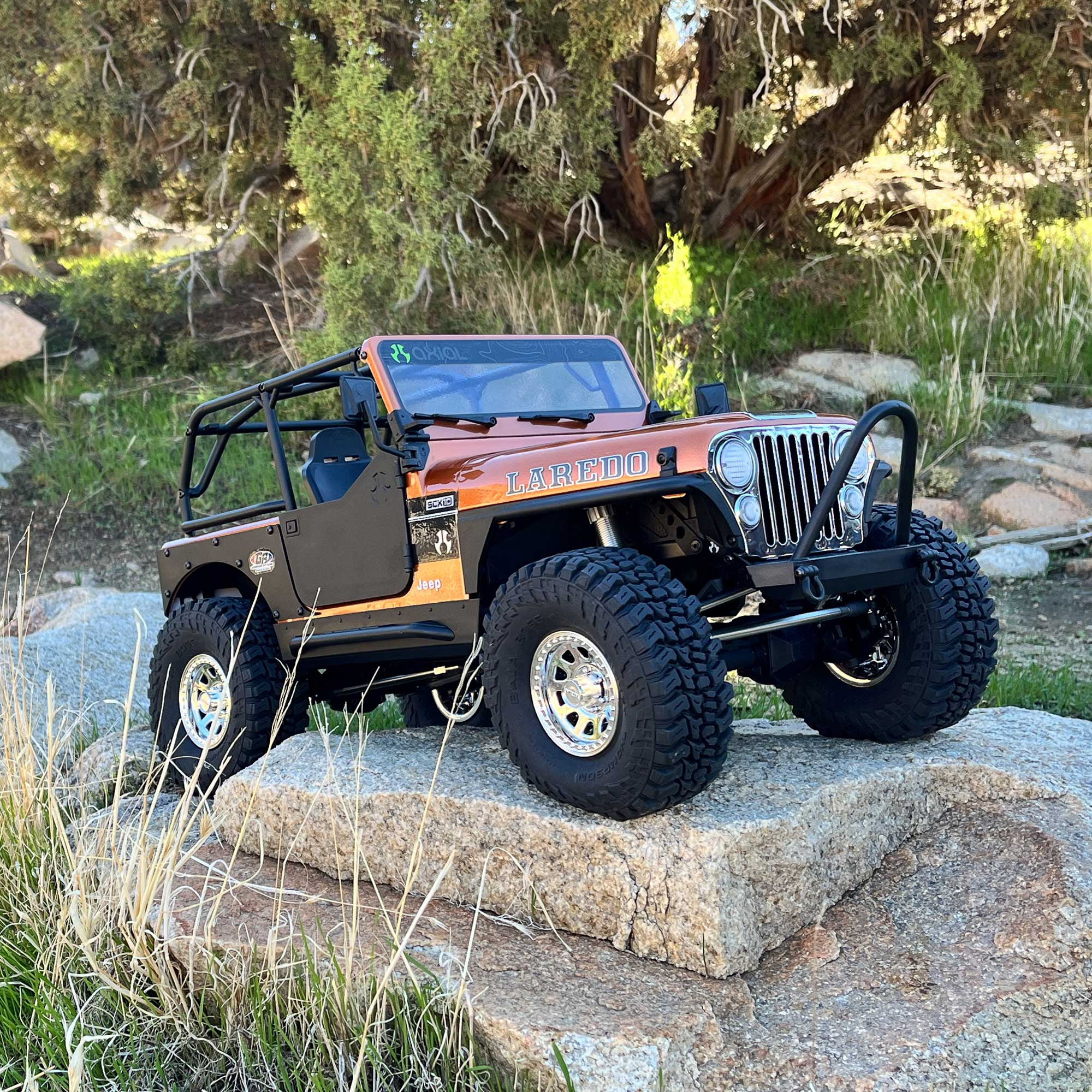 Axial 1/10 SCX10 III Jeep CJ-7 4X4 RTR Brushed Rock Crawler Copper AXI03008V2T2