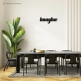 thumbnail image 3 of Imagine - Metal Wall Sign Cursive Decorative Accent Decor Wall Decor Word Sign Visualize - 3 Sizes / 13 Colors - Gift Idea Child Creativity Classroom Room Decor Made in USA, 3 of 6