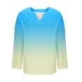 thumbnail image 5 of Vhkiploz Summer Tunic Tops For Womens T-Shirts V Neck Rolled Up Long Sleeve Tops Elegant Dressy Blouses Business Casual Outfits, 5 of 5