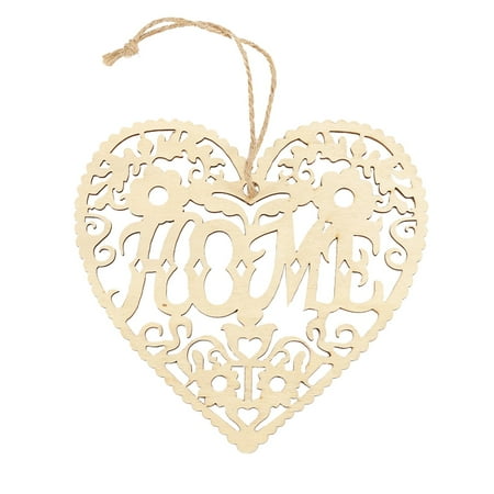 

Valentine s Day Gift For Friends And Family Love Hollow Wooden Pendant