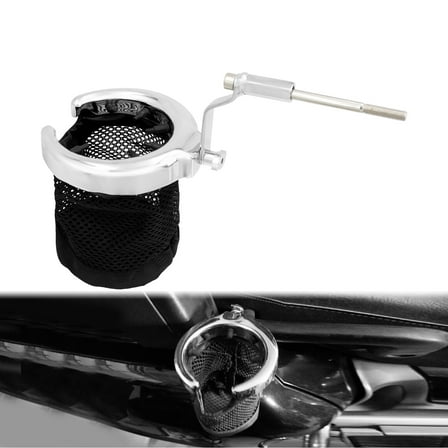 Motorcycle Passenger Chrome Drink Cup Holder For Honda Goldwing GL 1800 01-2017 F6B 2013-17