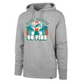 thumbnail image 2 of Men's '47 Gray Miami Dolphins Regional Headline Pullover Hoodie, 2 of 3