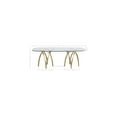 thumbnail image 3 of Meridian Furniture Madelyn Gold Dining Table, 3 of 5
