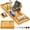 Bamboo, variant on OKYWHOP High‑Quality New Expandable Bamboo Bathtub Tray Caddy, Premium Bath Tub Accessory, Unique Housewarming Gift