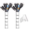 thumbnail image 2 of Concealer System Covers Cables, Cords, or Wires - Cable Cover Management Raceway Kit, 2 of 4