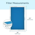 thumbnail image 3 of Medify Air 16x25x4 Air Filter, MERV 13 Pleated with HEPA, HVAC Furnace Filter, 2-Pack, 3 of 6