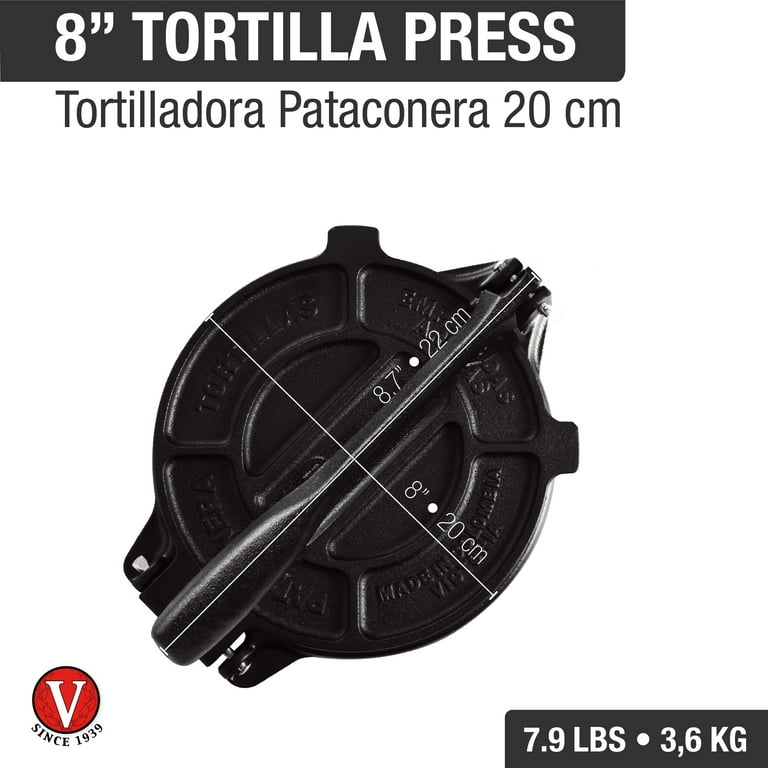 Victoria Cast Iron 8-Inch Tortilla Press