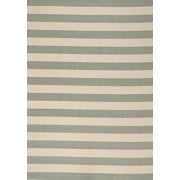 Kalora Alpha Nautical Stripes in Teal Rug-5031/8P01 160230 - (5 foot 3 inch x 7 foot 7 inch)