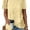 Yellow, variant on Women's Ruffle Hem Tunic Tops Summer Short Sleeve Loose T-Shirt Blouses