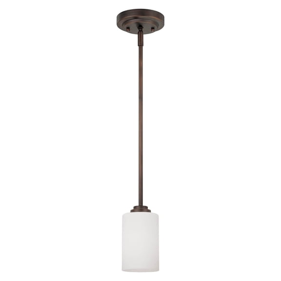 Millennium Lighting Bristo 1 Light Pendant Fixture in Multiple Finishes Rubbed Bronze Oil Rubbed Bronze