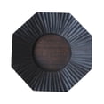 thumbnail image 3 of Posavasos de madera multifuncional para mesa, centro de mesa, bandeja de té de superficie lisa Negro, 3 of 9