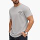 thumbnail image 5 of Ceisia Men's Loose Crew Neck T-Shirts with Bull Skull Print, Breathable Cotton Casual Short Sleeve Tops for Daily Wear Gifts, 5 of 7