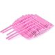 thumbnail image 1 of 100 cepillos microaplicadores, microcepillo de plástico desechable, aplicador de micropestañas, maquillaje, extensión de pestañas, punta de labios (rosa) ER, 1 of 5