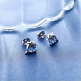 thumbnail image 2 of Dolphin Jewelry 925 Silver Stud Earrings Pretty Cubic Zircon Women Gifts A Pair, 2 of 5