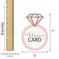 thumbnail image 5 of Big Dot of Happiness Bride Squad - Ring Wish Card Rose Gold Bridal Shower or Bachelorette Party Activities - Shaped Advice Cards Game - Set of 20, 5 of 5