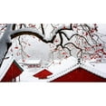 thumbnail image 3 of Namkoong, Bongok 14x10 Black Modern Framed Museum Art Print Titled - Snow In Temple, 3 of 5