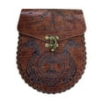 thumbnail image 1 of Riñonera medieval de cuero, estilo riñonera, para pirata, cosplay, Halloween, mujer Gürteltasche B Zulema Bolsa de almacenamiento, 1 of 6