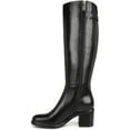 thumbnail image 3 of Naturalizer Women's Fannie Block Heel Knee High Boot Black Leather 7M, 3 of 5