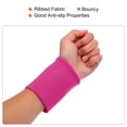 thumbnail image 5 of Uxcell Elastic Cuffs Ribbed Trims Cotton Fabric Knit Rib Stretch Tape Cuff Sleeve Waistband for Sewing Rose Red 3" x 3.5 ", 5 of 5