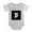 Heather Gray, variant on CafePress - Gothic Initial P - Cute Infant Baby Football Bodysuit
