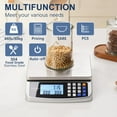 thumbnail image 2 of ATOGOU 66lb/30kg Commercial Large Digital Kitchen Scale 0.05oz/1g with Price Computing, 304 Stainless Steel Scale, AA Battery or Plug-in Use and LCD Display for Baking,, 2 of 6