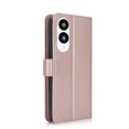 thumbnail image 3 of For Samsung Galaxy S25 Edge 5G 6.7" Wallet Case Leather Magnetic Flip Cover with Card Slots, RFID Blocking, Kickstand, Anti-Drop TPU & Detachable Wrist Strap,Rose Gold,For Galaxy S25 Edge 5G, 3 of 8
