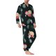 thumbnail image 2 of Balery Baby Sloths Sleeping Pijama para Hombre de Dos Piezas con Manga Larga, Conjunto de Dormir y Descanso Suave con Bolsillos-Small, 2 of 7