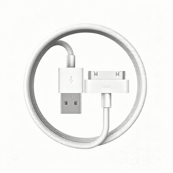XUBIYM Ipod Nano Charger 30-Pin Charging Cable, Apple MFi Certified Sync and Charge Cord Compatible with Old Gen Iphone 4/4S/3G/3Gs, Ipad 1/2/3, Ipod Classic/Nano/Touch