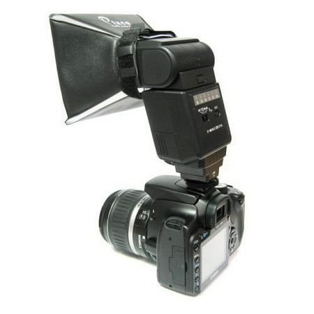 Image of opteka sb-1 mini universal studio soft box flash diffuser for sony hvl-f20m hvl-f60m hvl-f43am & f58am