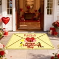 thumbnail image 5 of 2Pcs Valentine'S Day Heart Envelope Design Soft Area Rug For Bedroom Living Room Floor Mat Valentine'S Day Decorations Carpet 20"X 31.5", 5 of 7