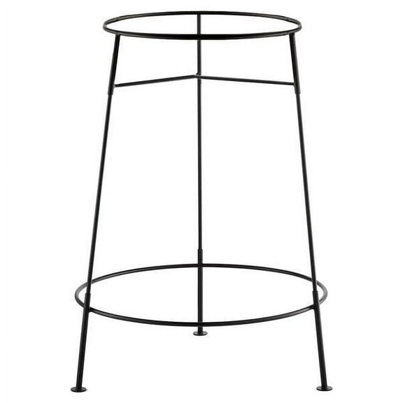 Tablecraft BTS2137 Black Metal Stand for BT21 Beverage Tub - 22"