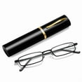 thumbnail image 2 of Rimless Glasses Spring Hinge Reading Glasses Blue Light Blocking Readers N, 2 of 8