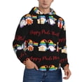thumbnail image 2 of Sikiie Lgbt Gnome Men's Hoodie, Essentials Hoodie, Sweatshirt, Pullover Hooded Sweatshirt for Men-XX-Large, 2 of 7