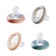 thumbnail image 1 of Chupete Tommee Tippee Rosa Verde Crema Diseño Simétrico Baglet Natural para 6-18 Meses Paquete de 4, 1 of 6
