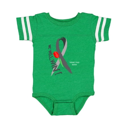 

Inktastic We Will Win Parkinson s Disease Awareness with Red Tulip Gift Baby Boy or Baby Girl Bodysuit