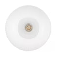 thumbnail image 6 of Home Decorators Collection Pompton 12 in. 1-Light Gold Semi-Flush Mount Ceiling Light Fixture with White Ribbed Glass, 6 of 10