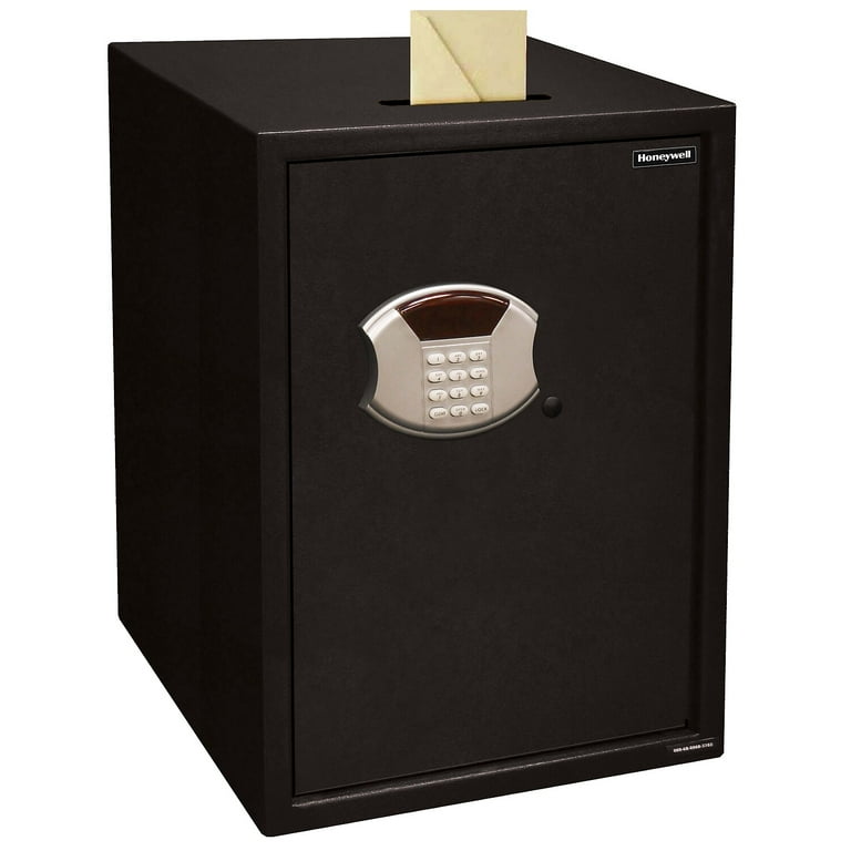 Digital Steel Security Safe with Drop Slot, 15 x 7.8 x 22, 2.87 cu ft, Black Digital Steel Security Safe with Drop Slot, 15 x 7.8 x 22, 2.87 cu ft, Black