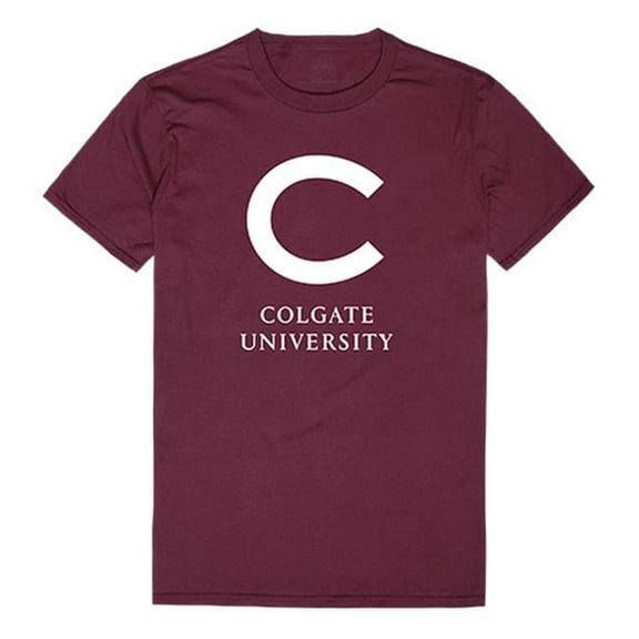 W Republic 516-283-327-01 Colgate University Men Institutional T-Shirt, Maroon White - Small