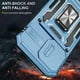 thumbnail image 5 of For iPhone 17 Case Kickstand Slide Lens Lid PC + TPU Drop - Navy Blue, 5 of 5