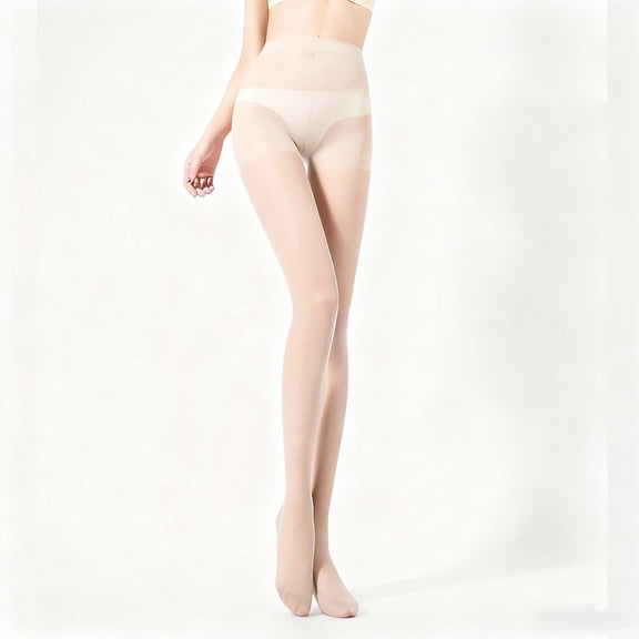 Ahabrexf Fashion Leggings for Women,Solid Color Elastic Waist Regular Comfy Stockings