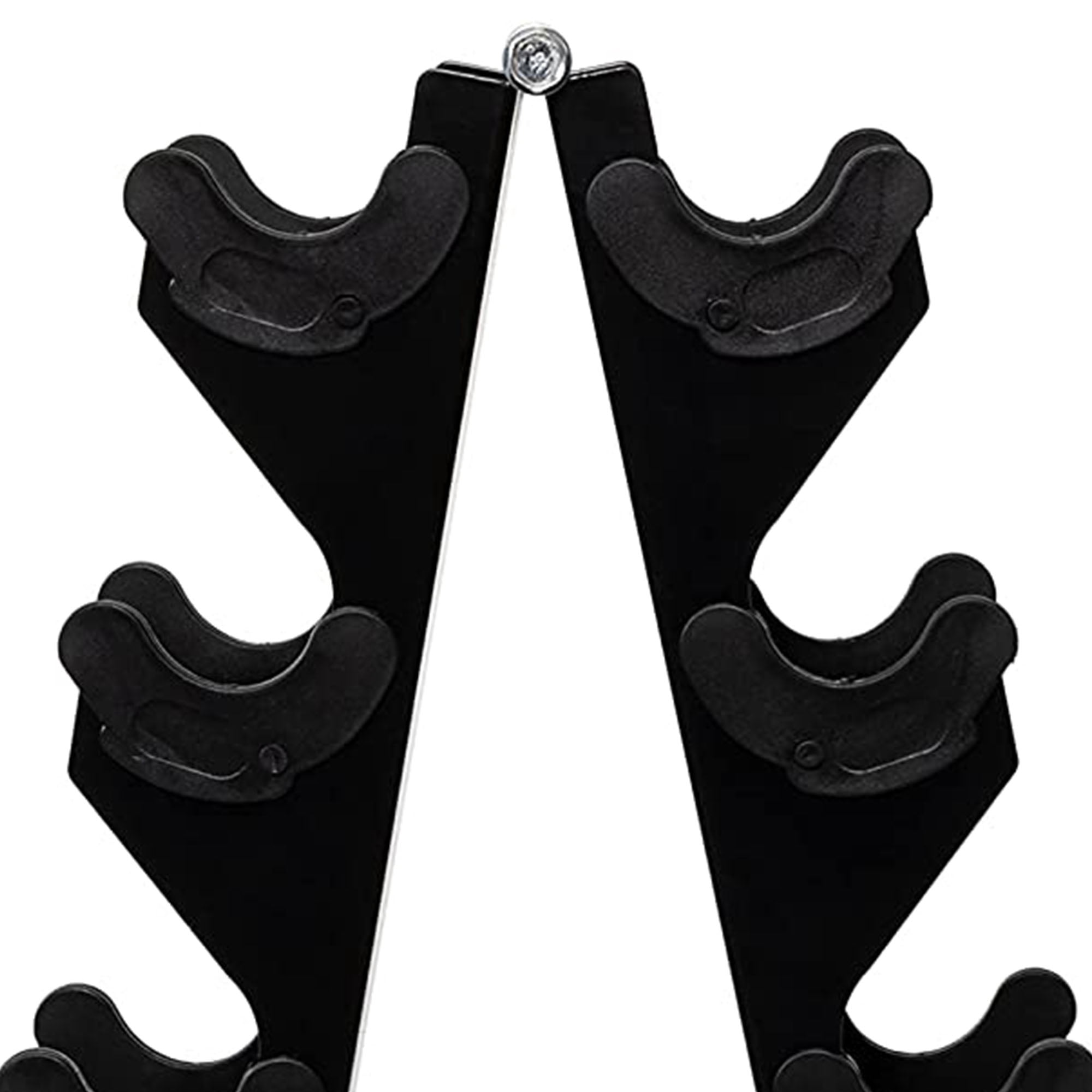 BalanceFrom 56 lb Neoprene Coated Iron Dumbbell Hex Weights Set with Stand, Color-Coded