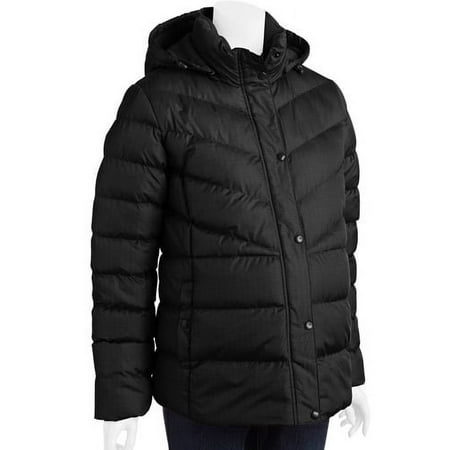 Faded Glory Maternity Hooded Puffer Coat