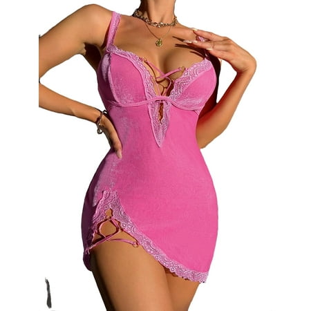 

2pcs Set Pink Women s Nightgowns & Sleepshirts (Women s)