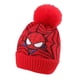 thumbnail image 1 of Gorro de punto cálido para invierno con pompón de Spiderman para niños, 1 of 3
