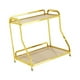thumbnail image 5 of Organizador de baño, organizador de maquillaje para encimera, organizador de lavabo, estante multiusos Oro, 5 of 9