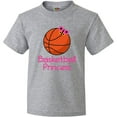 thumbnail image 3 of Inktastic Basketball Princess Youth T-Shirt, 3 of 5