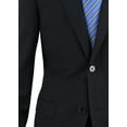 thumbnail image 5 of Men's Two Button 2 Piece Avant Garde Modern Fit Suit, 5 of 7