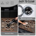 thumbnail image 5 of HUISEFOR Brown Aztec Car Trunk Mat 29" x 39" Universal Non-Slip Cargo Mat Rear Trunk Liner Scratchproof Cars Accessories Full Protection Suitable for Most Cars SUV, 5 of 7